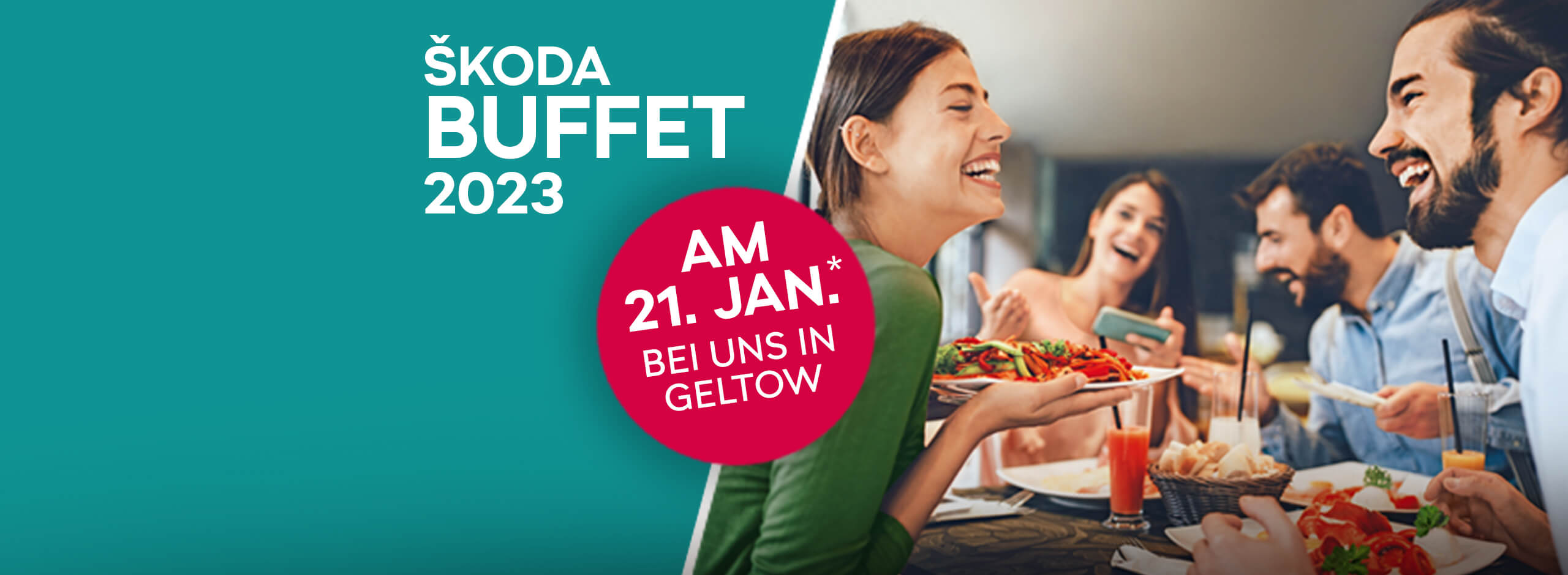Das Škoda Buffet im Autohaus Biering am 21.01.2023